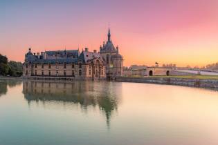 Lever de soleil sur Chantilly